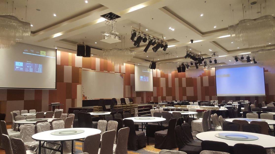 Eastin Hotel Penang Upgraded Ballroom Audio Visual System Artisticcontrols