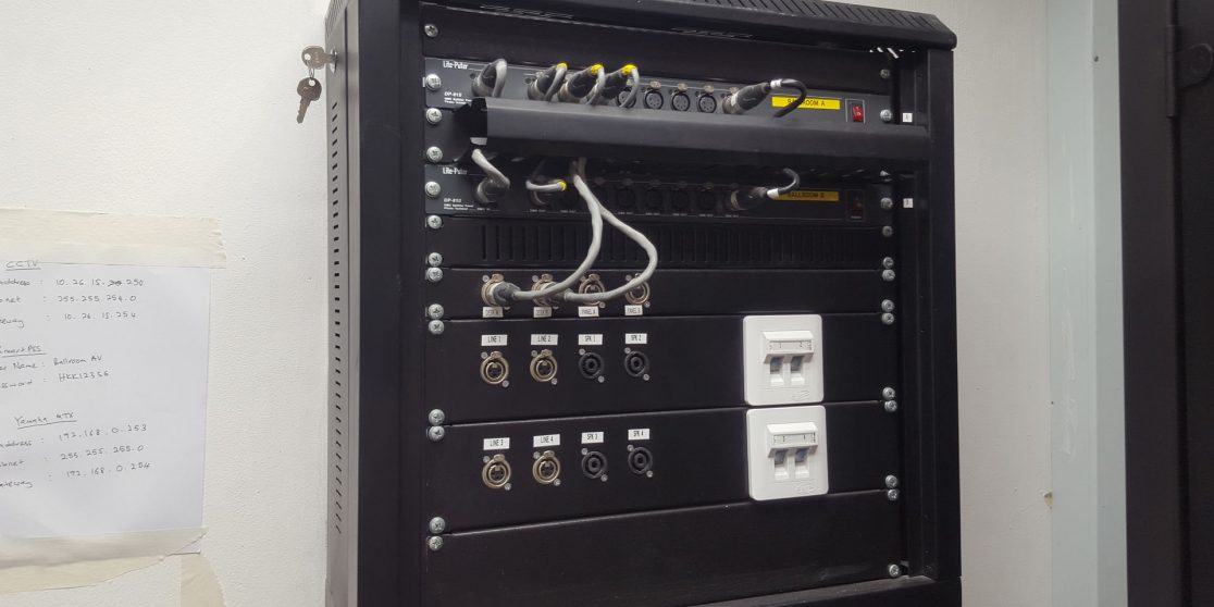 Ballroom Lighting Patch Panel