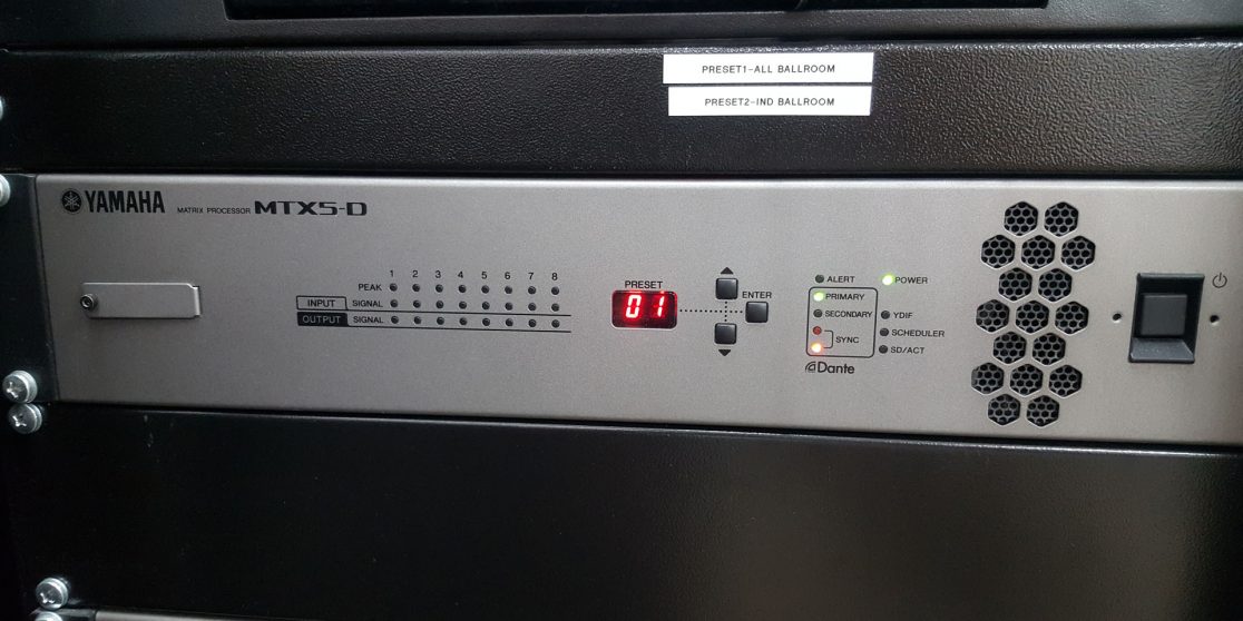 Yamaha MTX5D Digital Matrix Processor