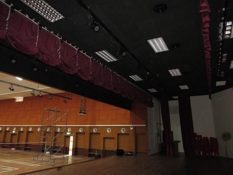 Yoke Nam Stage Curtain View from Back